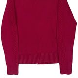 Ralph Lauren Sport Zip Up - Medium Red Cotton