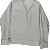 Tommy Hilfiger Spellout Fleece Jacket - Large Blue Polyester