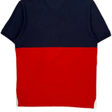 Champion Spellout Polo Shirt - 2XL Navy Cotton