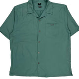 Oakley Short Sleeve Shirt - Large Green Cotton