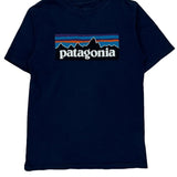 Age 12 Patagonia T-Shirt - Large Blue Cotton