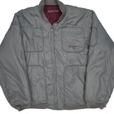Sean John Bomber Jacket - Large Gray Nylon