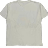 Single Stitch Garfield Tultex Cartoon T-Shirt - Large White Cotton