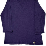 Carhartt Long Sleeve T-Shirt - Medium Purple Cotton