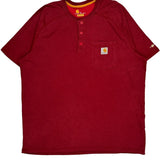 Carhartt T-Shirt - XL Red Cotton