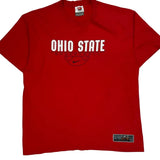 Ohio State Basketball Nike College T-Shirt - Large Red Cotton