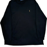 Polo By Ralph Lauren Tall Long Sleeve T-Shirt - 2XL Black Cotton