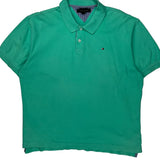 Tommy Hilfiger Polo Shirt - XL Green Cotton
