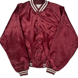 Taylor Varsity Jacket - 2XL Burgundy Polyester