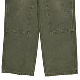 Carhartt Double Knee Carpenter Trousers - 29W 30L Green Cotton
