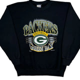 Made In USA Green Bay Packers Spectator Football Sweatshirt - XL Black Cotton
