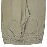Unbranded Cargo Cord Trousers - 32″ Waist Beige Cotton