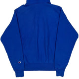Reverse Weave Champion Hoodie - Small Blue Cotton
