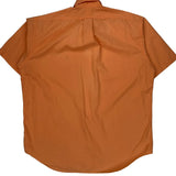 Blake Ralph Lauren Short Sleeve Shirt - Large Orange Cotton