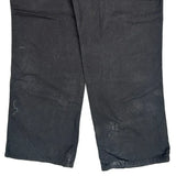 Dickies Double Knee Carpenter Trousers - 38W 31L Black Cotton