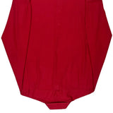 Tommy Hilfiger Slim Fit Shirt - Large Red Cotton