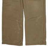 Carhartt Double Knee Carpenter Trousers - 33W 29L Khaki Cotton