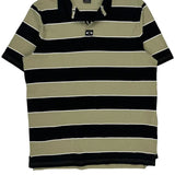 Hydrolix Oakley Striped Polo Shirt - Medium Beige Cotton