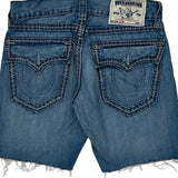 True Religion Denim Shorts - 32W 10L Blue Denim