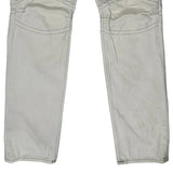 True Religion Contrast Stitch Jeans - 33W 33L White Cotton