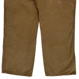 Dickies Carpenter Pants - 35W 30L Brown Cotton