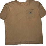 Carhartt T-Shirt - 2XL Beige Cotton