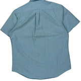 Ralph Lauren Short Sleeve Shirt - Large Blue Cotton