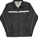 Nike Windbreaker - Large Black Polyester