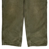 Carhartt Carpenter Trousers - 35W 32L Green Cotton