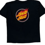 Santa Cruz Graphic T-Shirt - XL Black Cotton