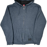 Quiksilver Hoodie - XL Gray Cotton Blend