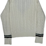 Tommy Hilfiger Striped Sweater - Large Blue Cotton