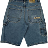 Southpole Denim Shorts - 34W 11L Blue Denim