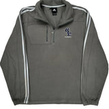 Baseball Adidas Fleece Vest - No Size Gray Polyester