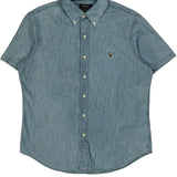 Polo By Ralph Lauren Denim Shirt - Medium Blue Cotton