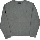 Polo By Ralph Lauren Sweatshirt - Medium Gray Cotton Blend