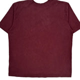 Carhartt T-Shirt - XL Burgundy Cotton