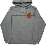 Santa Cruz Hoodie - Medium Grey Cotton Blend