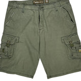 Ecko Unltd Cargo Shorts - 40W 11L Green Cotton