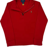 Age 6 Polo By Ralph Lauren 1/4 Zip - XS Red Cotton