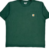 Carhartt T-Shirt - XL Green Cotton