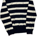 Tommy Hilfiger Striped Jumper - XL Navy Cotton