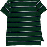 Age 4 Polo By Ralph Lauren Striped Polo Shirt - Small Green Cotton