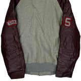 Stonewall Grad 85 Prime Sports College Varsity Jacket - Medium Burgundy Leather