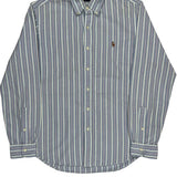 Ralph Lauren Striped Shirt - Medium Blue Cotton
