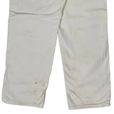 Carhartt Double Knee Carpenter Trousers - 32W 30L White Cotton