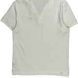 Nike Polo Shirt - Large White Cotton