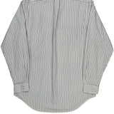 Ralph Lauren Striped Shirt - Medium White Cotton