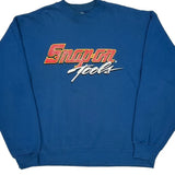 Tools Hanes Spellout Sweatshirt - XL Blue Cotton Blend
