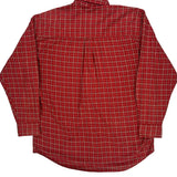 Chaps Ralph Lauren Checked Shirt - Large Red Cotton